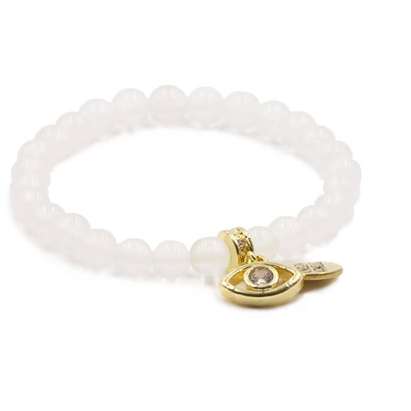 RETAIL $35 Kinsley Armelle Delmira Collection Evil Eye Perla Bracelet*Gorgeous! - Picture 1 of 2